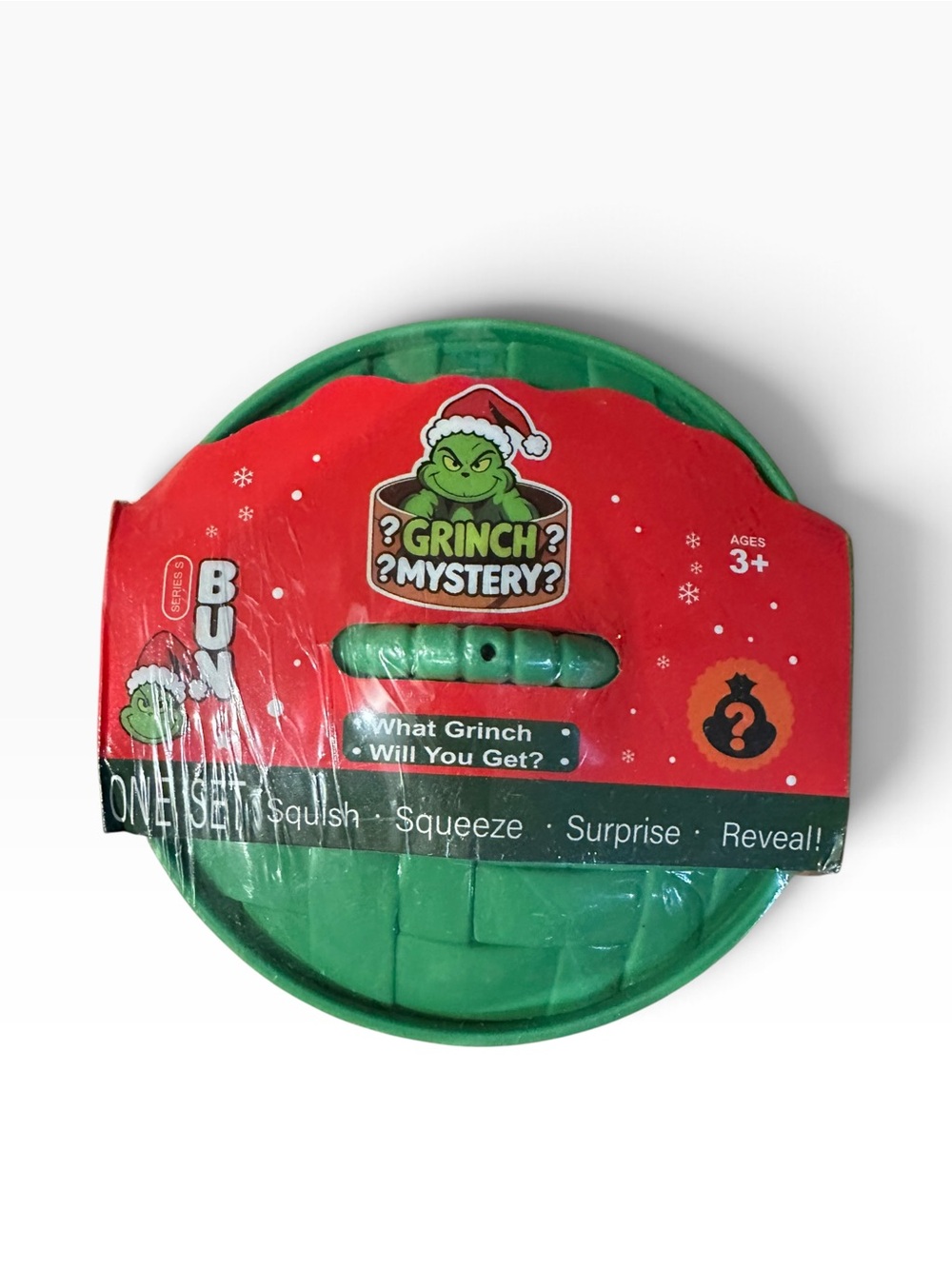 Grinch Mystery Squish Surprise Toy - Green